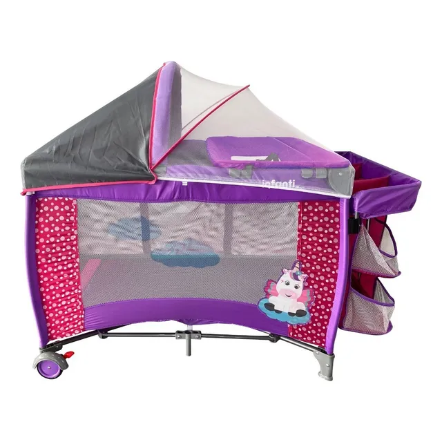 Cuna De Viaje Idara - Infanti Color Unicorn Pink