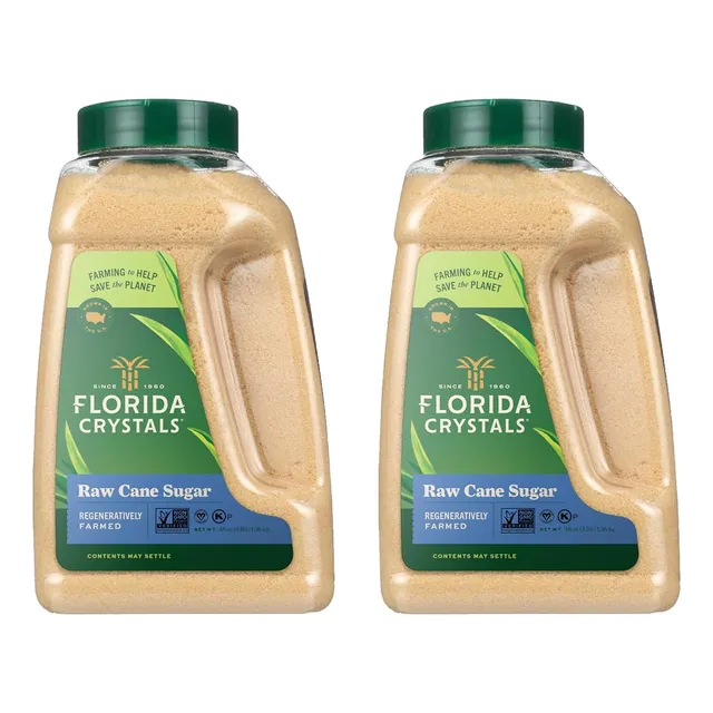 Azúcar De Caña Cruda En Jarra De 48 Oz - Paquete De 2