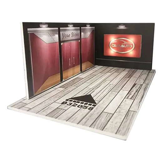 Diorama Estacionamiento Armable Luz Led - Autos Colección