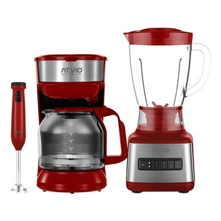 Combo Cocina 3 En 1: Licuadora, Cafetera Y Batidor Atvio. Combo Cocina 3 En 1: Licuadora, Cafetera Y Batidor Atvio.