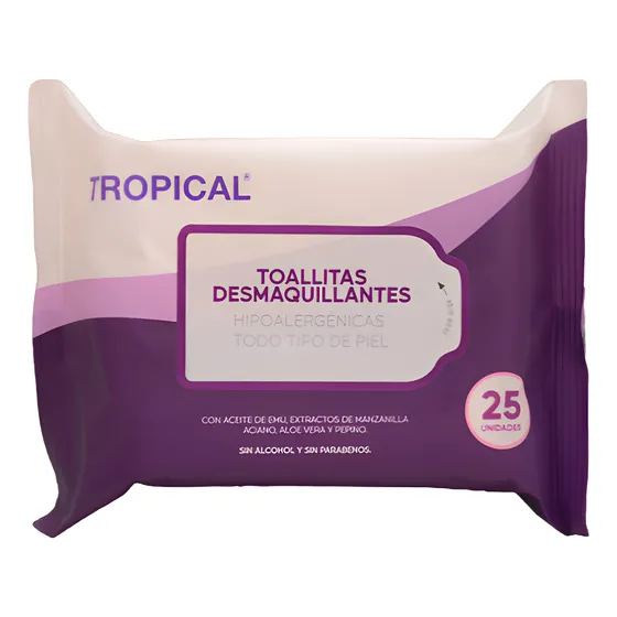 Toallita Desmaquillante Tropical 25un