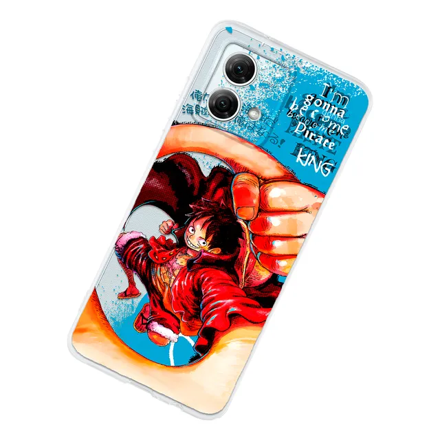 Funda Para Motorola One Piece Monkey D King Luffy Case Anime