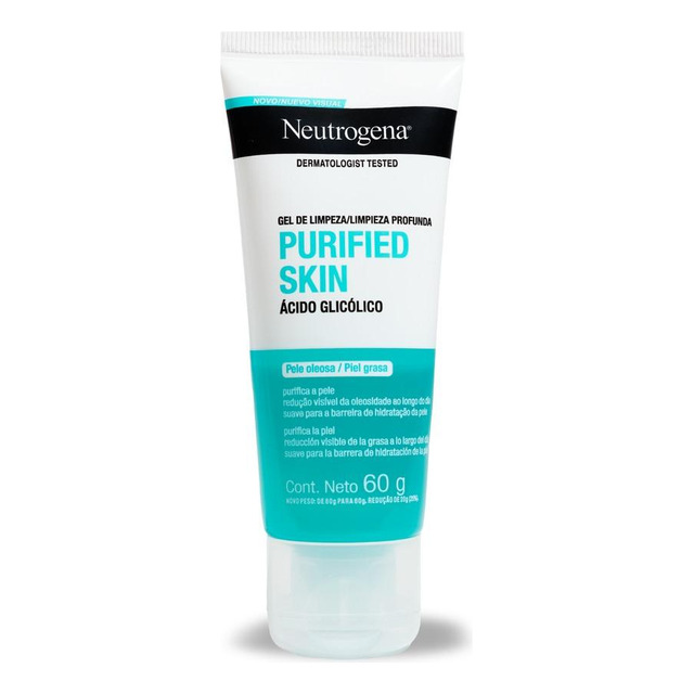 Gel De Limpeza Facial Neutrogena Purified Skin 60g Gel De Limpeza Facial Neutrogena Purified Skin 60g
