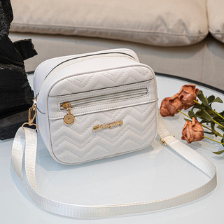 Bandolera Bordada De Doble Bolsillo Para Mujer, Tamaño Grand Bandolera Bordada De Doble Bolsillo Para Mujer, Tamaño Grand