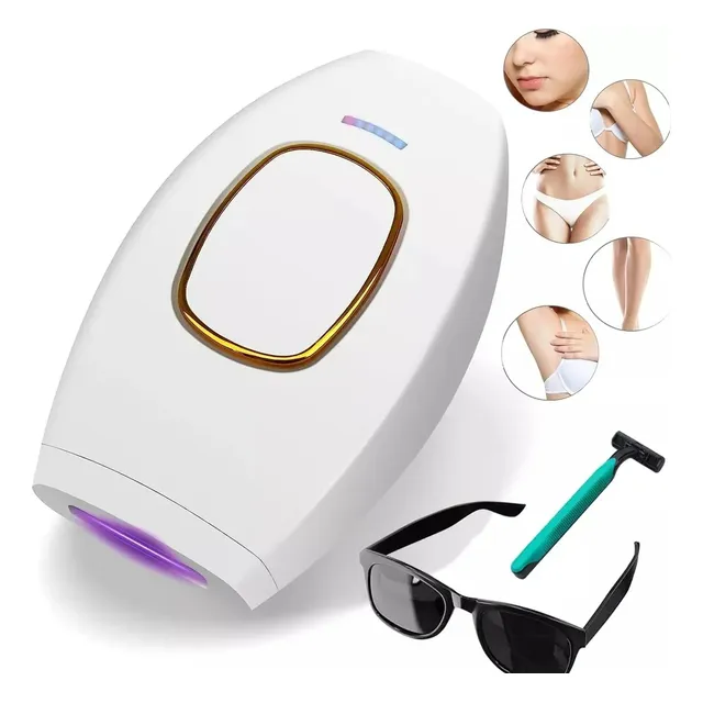 Depiladora Permanente Láser 999,999 Flashes Facial Y Corpora Niveles De Energía Ajustables