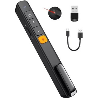 Caneta Pointer Usb Recarregável Sem Fio Laser Presenter Caneta Pointer Usb Recarregável Sem Fio Laser Presenter