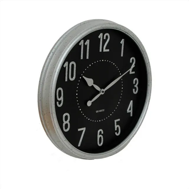 Reloj De Pared 50 Cm Diam Vidrio Silencioso Deco Grande