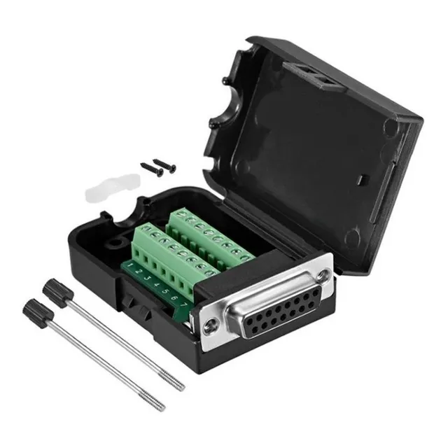 Adaptador Hembra Db15 D-sub Vga Terminal C/ Clema Conector