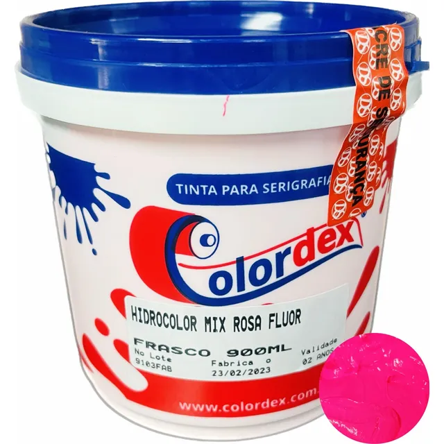 Tinta Hidrocolor Mix Rosa Fluor 900ml Colordex
