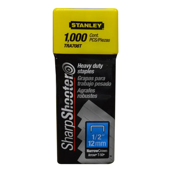 Gancho Grapadora Stanley 12mm 1/2 (tra708t)(trabajo Pesado)