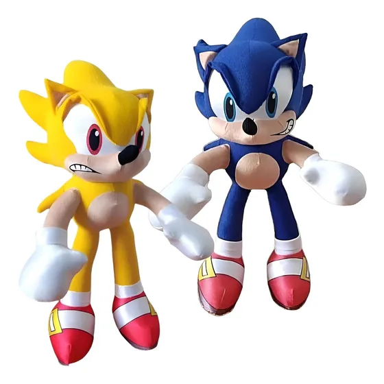 Peluche Sonic 45cm Erizo Super Sonic