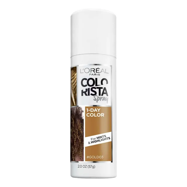 Loreal Colorista Fantasia Dorado Gold Tinte Temporal Lavable