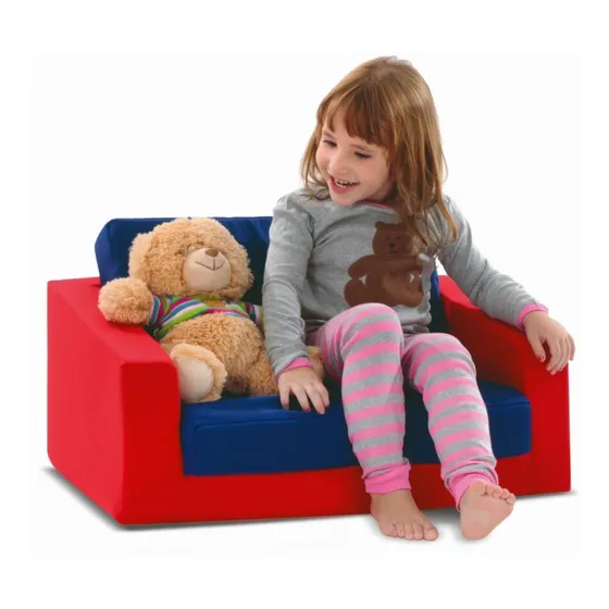 Sofá Infantil Poltrona Para Crianças Vira Cama - Cortex