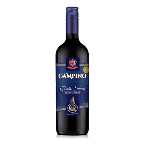 Vinho De Mesa Tinto Suave Campino 750ml