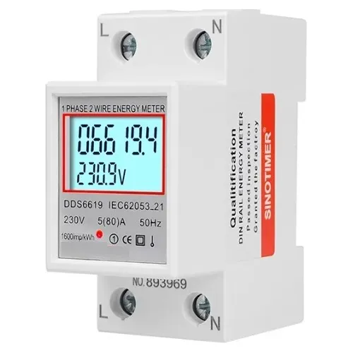 Medidor Consumo Monofasico Luz Internos Digital Hogar Nuevos
