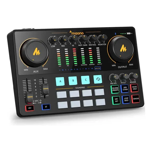 Interface De Áudio Maonocaster E2 Gen2 Double Xlr Podcast
