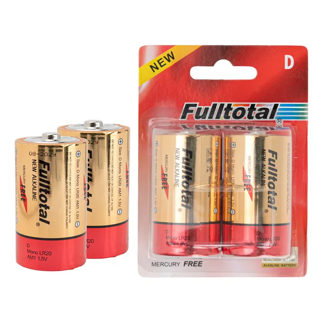 2 Pilas D Grandes Alcalinas Fulltotal Megafono Radio Juguete