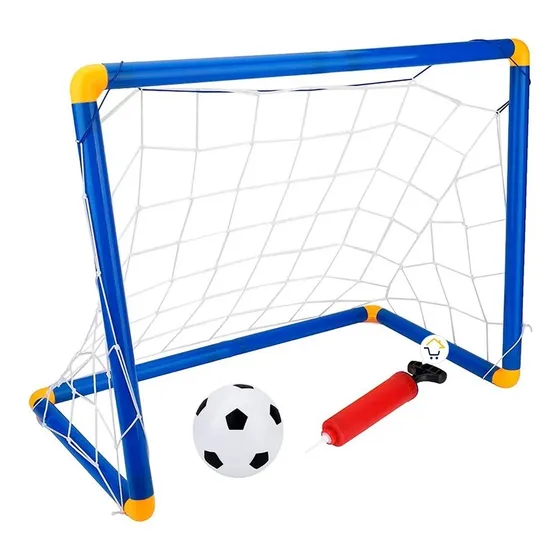 Cancha Fútbol Niños Armable Mini Arco Balón Inflador Dq12