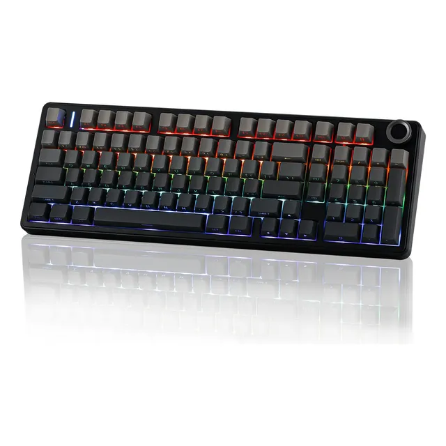 Teclado Inalámbrico Para Juegos Epomaker X Aula F99 Pro Blac