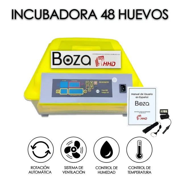 Incubadora 48 Huevos Ovoscopio Manual En Español Ulti
