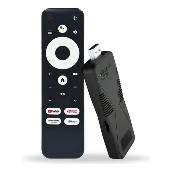 Tv Stick Pro 4k Hd Proeletronic Controle Por Voz Android