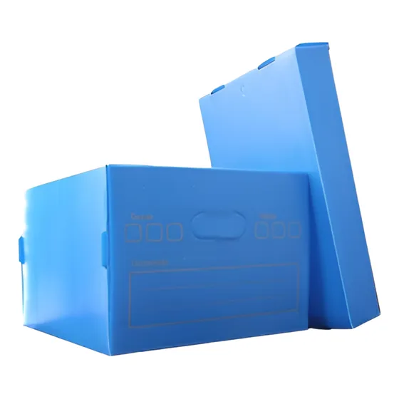 Caja Archivo Plástica Tapa Plana 42x32x25 Pack X 10 Unidades