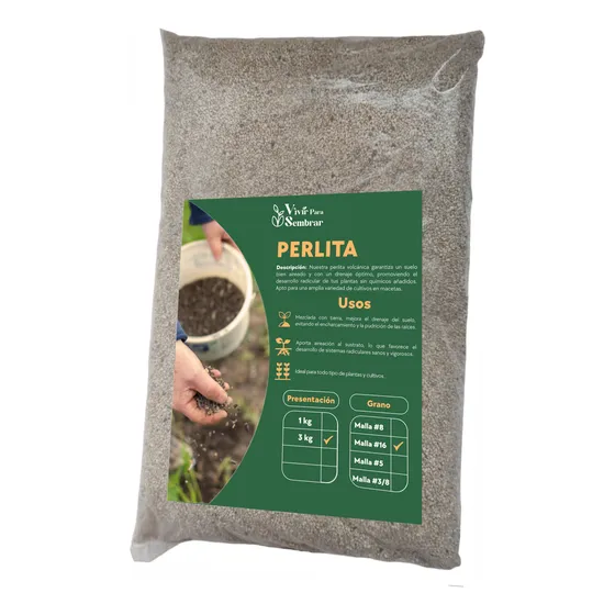 3kg De Perlita Sustrato Ideal Para Todo Tipo De Plantas