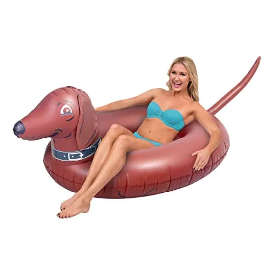 Gofloats Wiener Dog Party Tube - Balsa Inflable