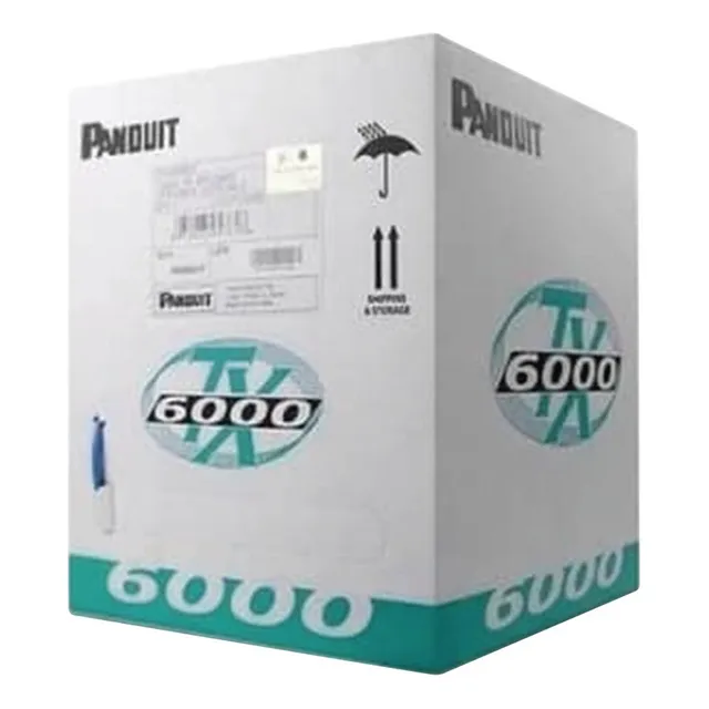 Cable Utp 305m Cobre Azul Cat6 23 Awg Bajo Humo 0 Halógeno