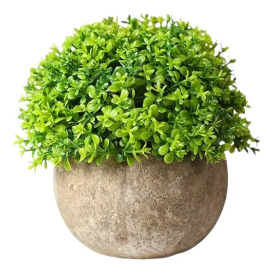 Mini Planta Artificial Bonsai Matero Decorativa Hogar Oficin