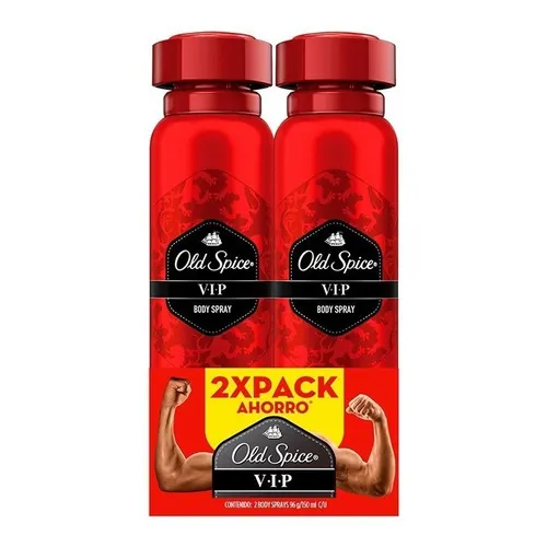 Desodorante Old Spice Vip Aerosol Pack X2