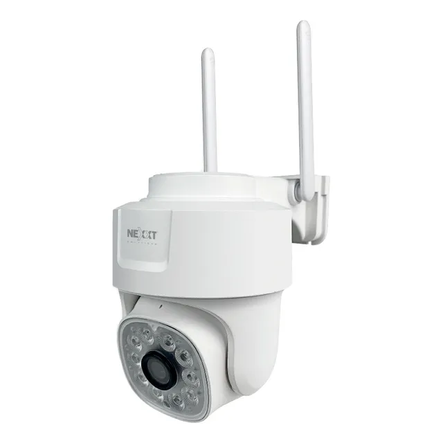 Cámara Inteligente Wi-fi Ptz Exterior 5mp 2k+ Nexxt Nhc-op10 Color Blanco