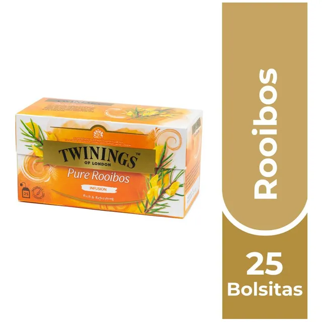Té Twinings rojo en saquitos 25 u