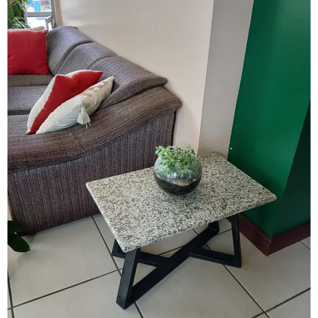 Mesa De Granito  Centro De Sala, O Para Terrazas. Ok Intempe