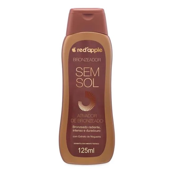 Auto Bronzeador Red Apple 125ml Sem Sol