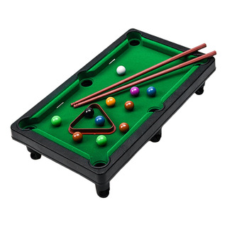 Mini Mesa De Billar Portátil De Juguete Con 2 Palos, Bolas Mini Mesa De Billar Portátil De Juguete Con 2 Palos, Bolas