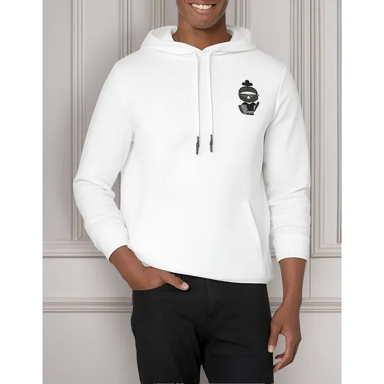 Sudadera Karl Lagerfeld Hoodie Blanco | 100% Original