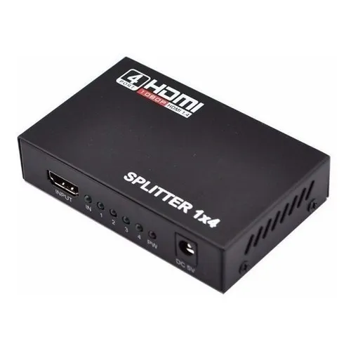 Splitter Hdmi 1x4 O Split De 1 A 4 Puertos Full-hd 1080p