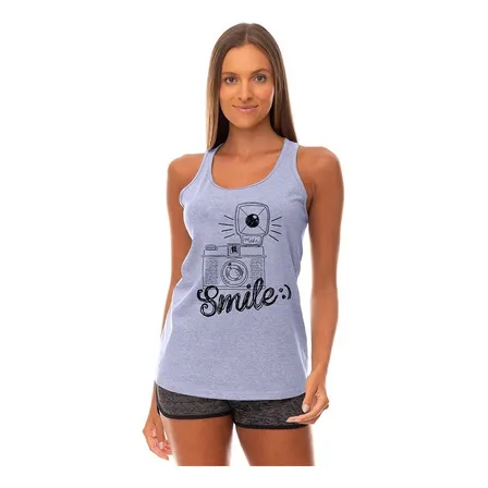 Regata Feminina Nadador Estampada Academia Mxd Conceito