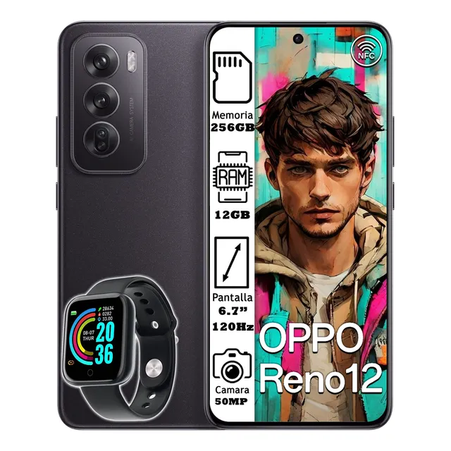 Celular Oppo Reno 12 5g Dual Sim 256gb 12gb Ram + Kit