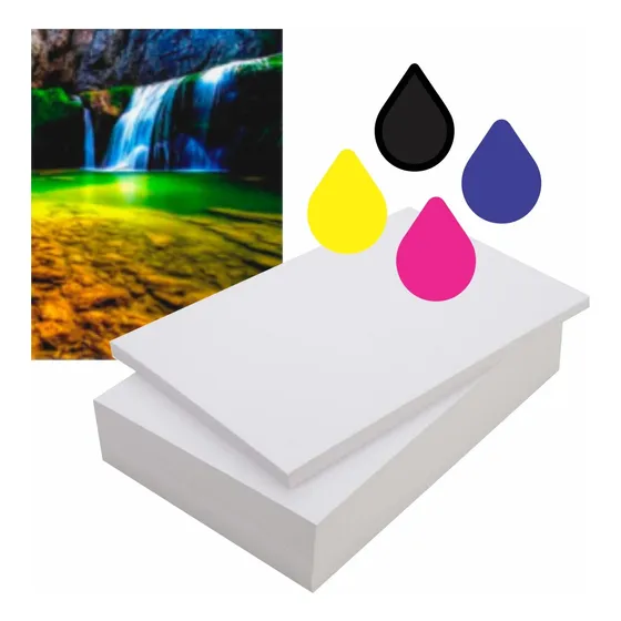Papel Sublimación Secado Lento Oficio Transfiere 100% Tinta 