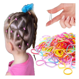 900 Mini Ligas De Goma Elástica Para Pelo/cabello Peinados 900 Mini Ligas De Goma Elástica Para Pelo/cabello Peinados