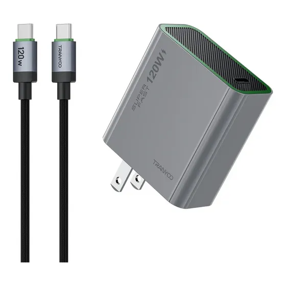 Cargador 120W Ultra Rápido USB-C GaN Universal para Celulares y Soporta laptops | Cuotas sin interés