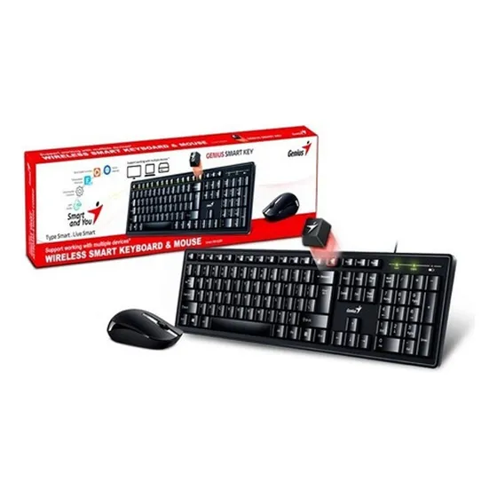 Combo Teclado Y Mouse Genius Smart Km-8200 Inalámbrico