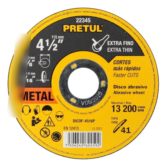 Disco Pretul Abras Dicof-4516p
