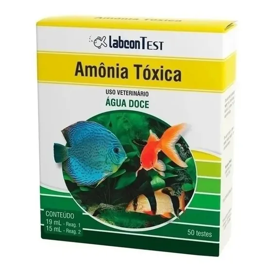 Teste Amonia Toxica Agua Doce Labcon 50 Testes