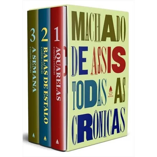 Box Todas As Cronicas De Machado De Assis - 1ªed.(2021), De Machado De Assis. Editora Nova Fronteira, Capa Dura Em Português, 2021