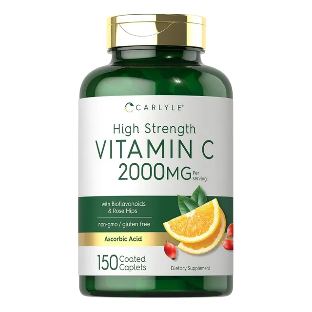 Vitamina C 2000mg 150 Unidades Importada De Ee.uu