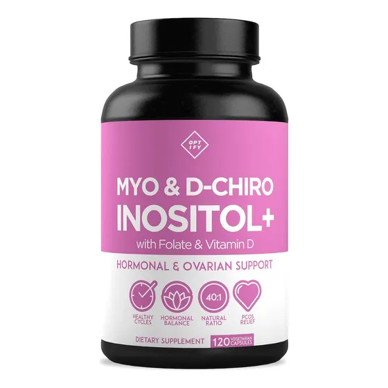 . Suplemento Optify Inositol Mio-inositol D-quirofolato D