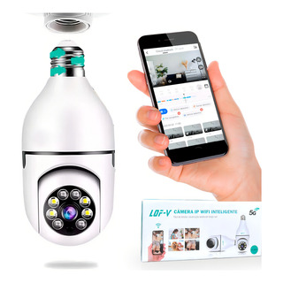 Camera Wifi 2.4g Lampada Segurança Externa Hd 360 Ip44 Câmera De Segurança Camera Wifi 2.4g Lampada Segurança Externa Hd 360 Ip44 Câmera De Segurança
